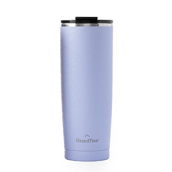 GRANDTIES GRANDTIES 20oz Insulated Coffee Tumbler | Leak Proof, Double Walled Stainless Steel Travel Mug for Hot & Cold Drinks