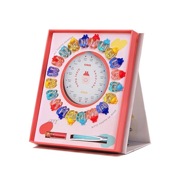 ONCEBABY ONCEBABY Tooth Fairy Box for Girls First Tooth Keepsake Box for Kids Perfect Holder for Lost Teeth