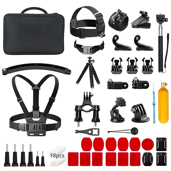 AKASO AKASO 60-in-1 Action Camera Accessories Kit for EK7000, GoPro Hero, DJI & More - Ultimate Gear for Adventure