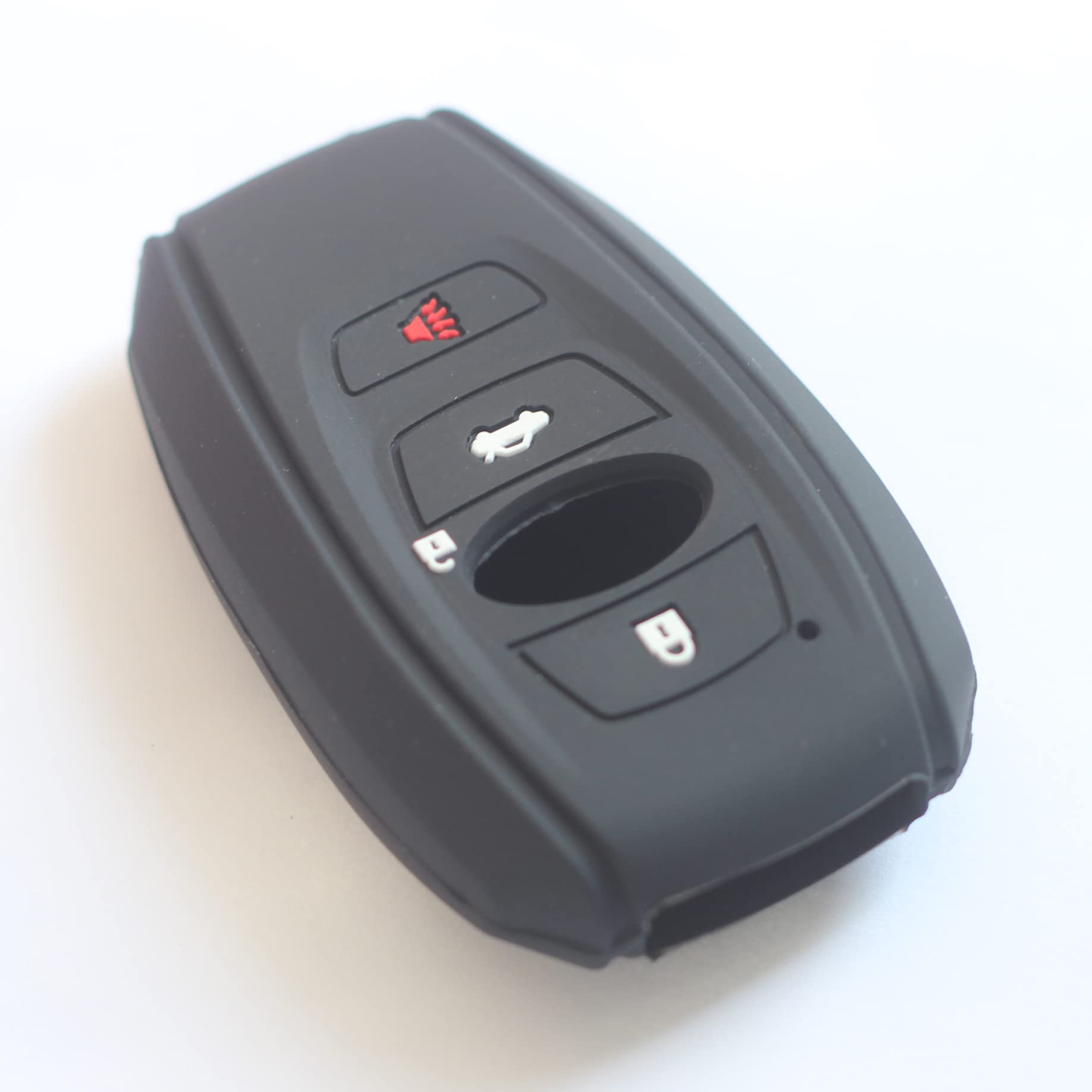 kcpros 2Pcs Rubber Silicone 4 Buttons Smart Key Fob Cover Case Skin Protector Keyless with Keychain Compatible with Subaru Ascent BRZ Crosstrek - View 5 of 9