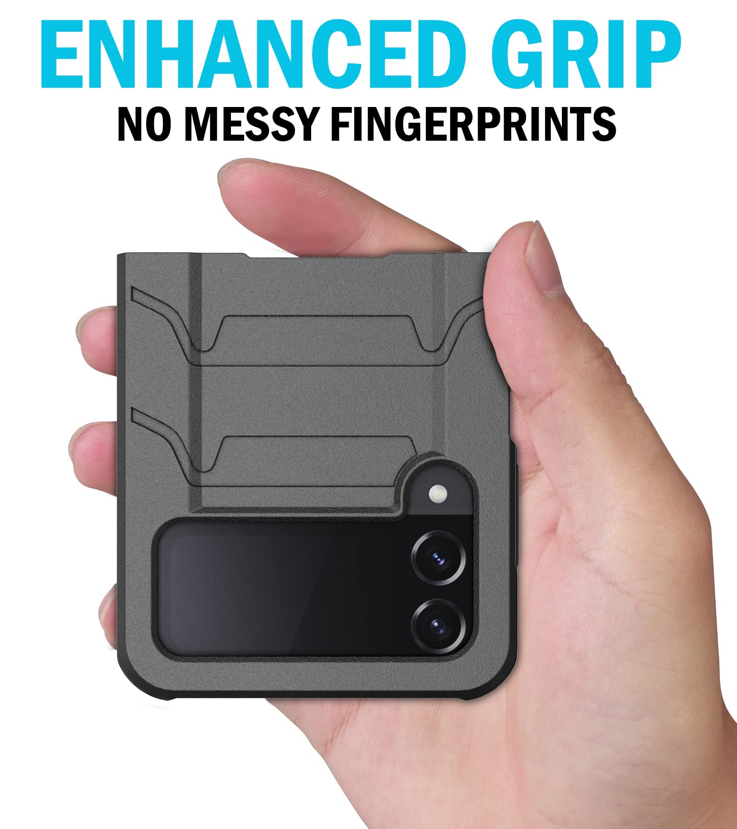 Case with Clip for Galaxy Z Flip 4 5G, Nakedcellphone Special Ops Tactical Dual Layer Rugged Cover and [Rotating Ratchet] Belt Hip Holster Combo for - View 5 of 9