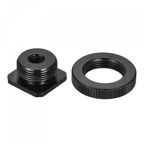 uxcell "uxcell Mic Stand Adapter 1/4" Female to 5/8" Male - Aluminum Screw Converter for Mic Stands, Tripods & Monitors" - View 5 of 6