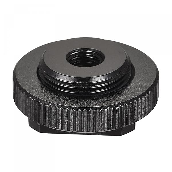 uxcell "uxcell Mic Stand Adapter 1/4" Female to 5/8" Male - Aluminum Screw Converter for Mic Stands, Tripods & Monitors" - View 2 of 6