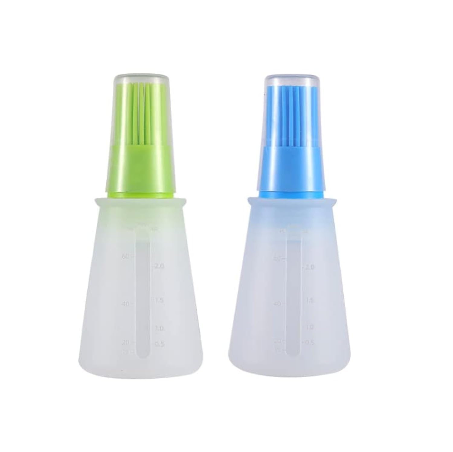 Duehut Duehut HLLMX 2 PCS Silicone Oil Bottle Brush Portable BBQ Cooking Tool for Oil Honey Sauce Baking Pastry Grill