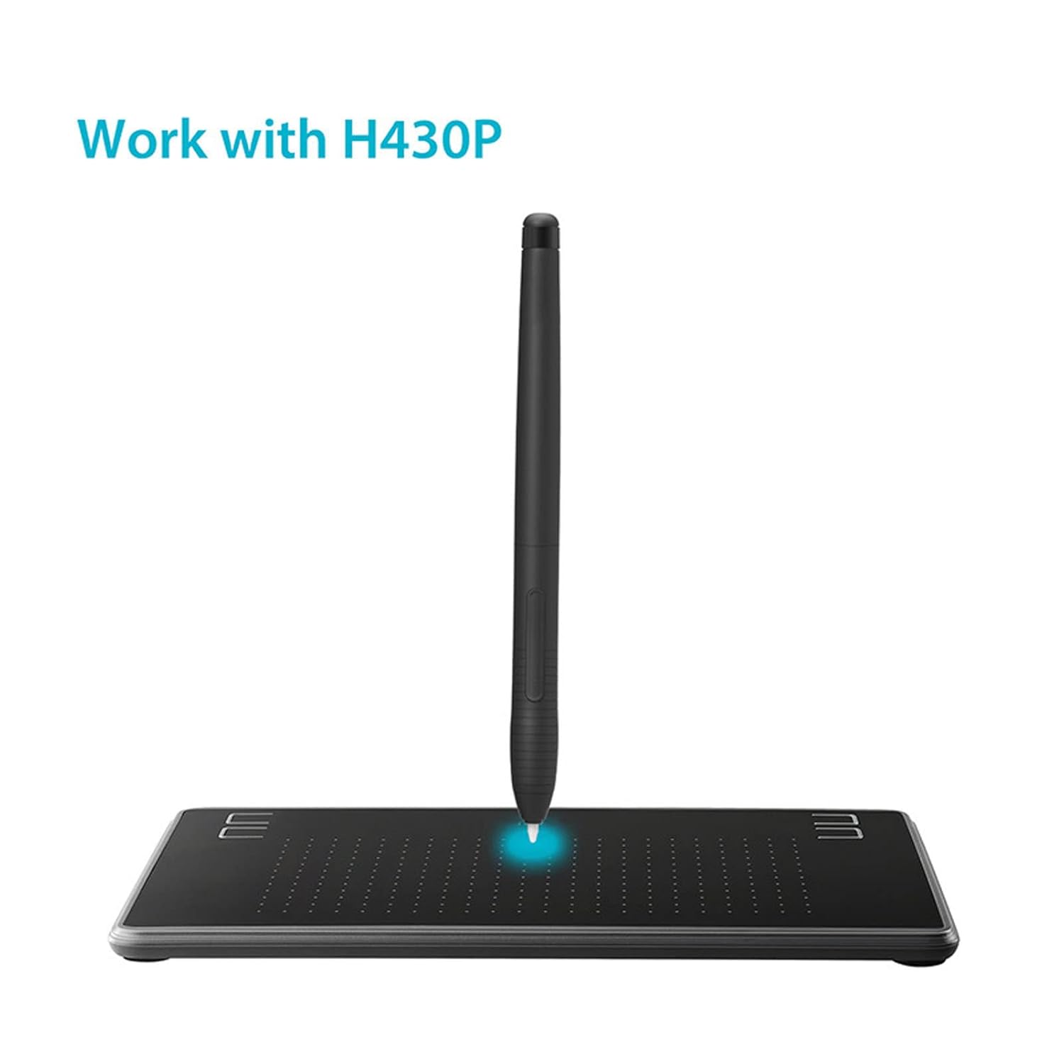 ASHATA PW201 Stylus Pen for Huion Drawing Tablets H430P HST640 H640P H950P H1060P H610PRO V2 HC16 HS64 HS610 GC610 H1161 H320M Ergonomic Replacement - View 5 of 9