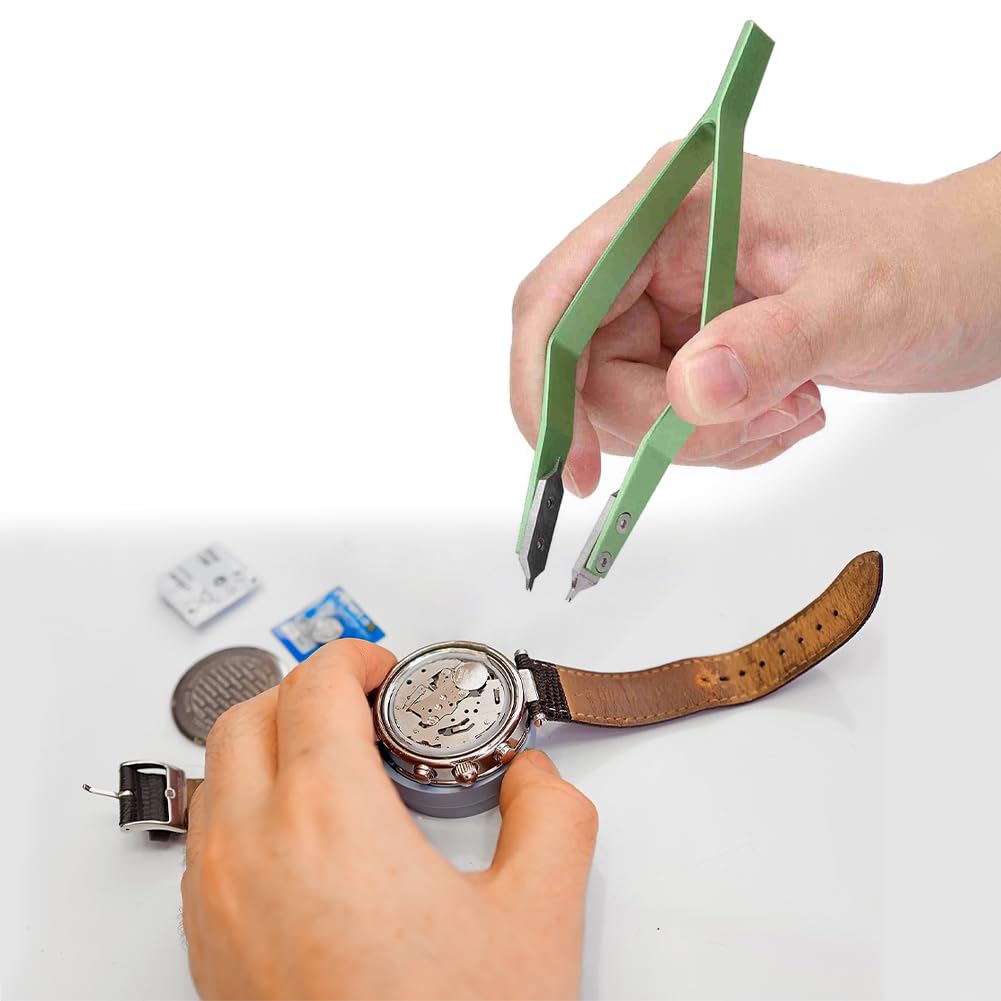 Joyzan Joyzan V Shaped Watch Spring Bar Tweezers for Easy Lug Removal and Band Replacement in Watch Repair Kits - View 2 of 8