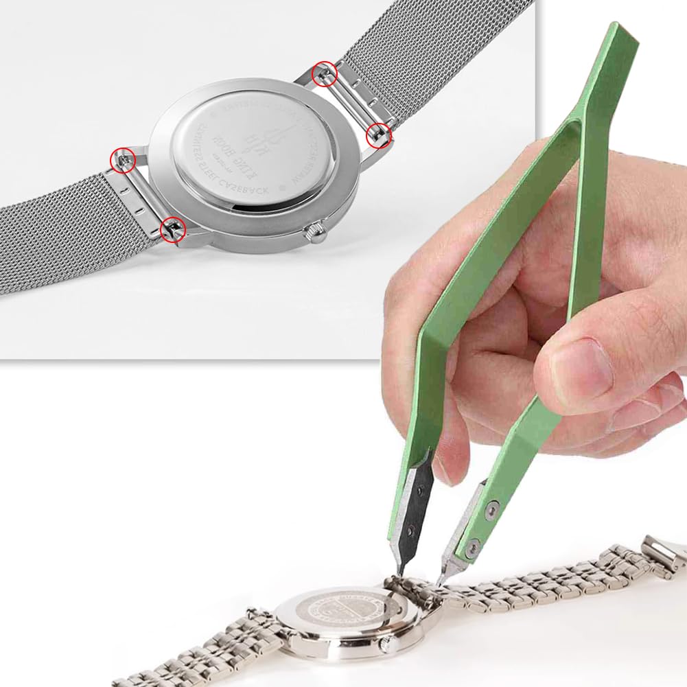 Joyzan Joyzan V Shaped Watch Spring Bar Tweezers for Easy Lug Removal and Band Replacement in Watch Repair Kits - View 3 of 8