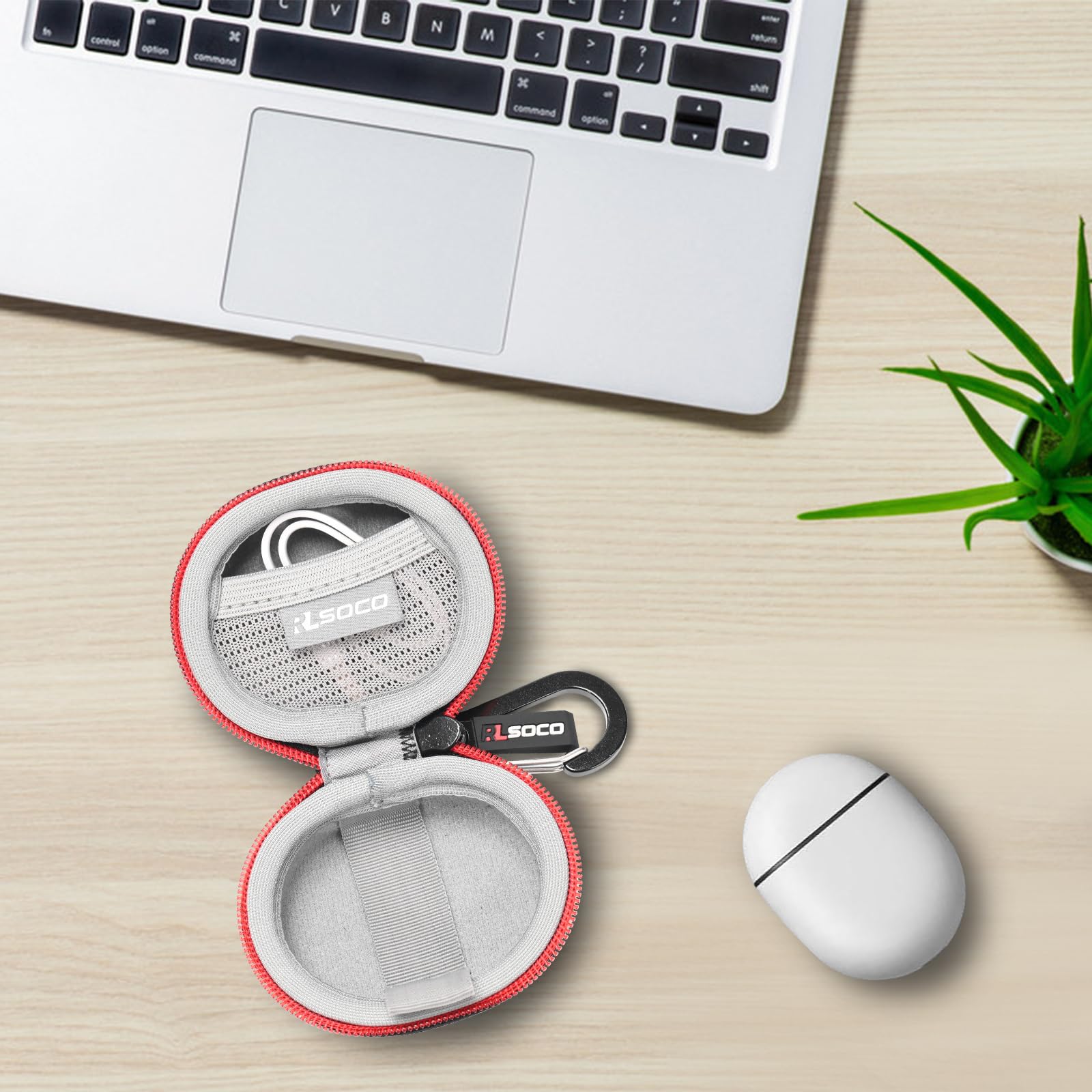 RLSOCO Black Case for Google Pixel Buds Pro and A Wireless Earbuds Durable Protection and Stylish Design - View 7 of 7