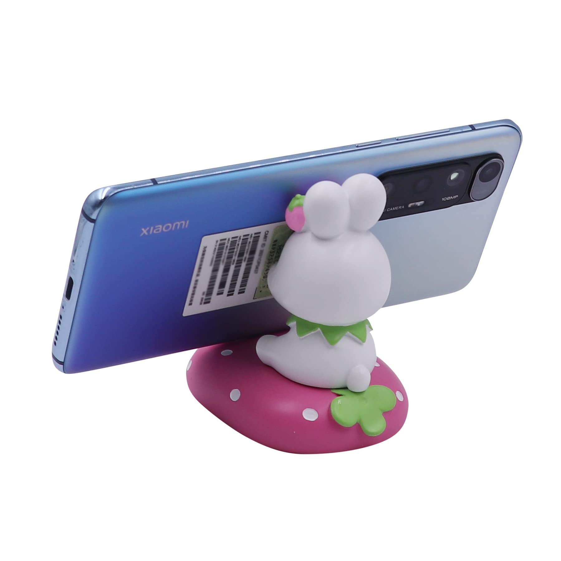 Amamcy Cute Rabbit Cellphone Holder Stand Animal Smartphone Desk Stand for All Mobile Phones Bunny Phone Stand Desk Ornament - View 6 of 8