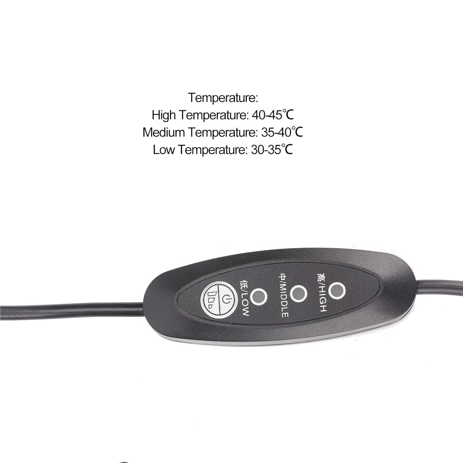 Pilipane USB Heating Pad Portable Heated Travel Blanket for Pain Relief Neck Back Shoulders Abdomen Cramps Adjustable Temperature Carbon Fiber Mat - View 3 of 9