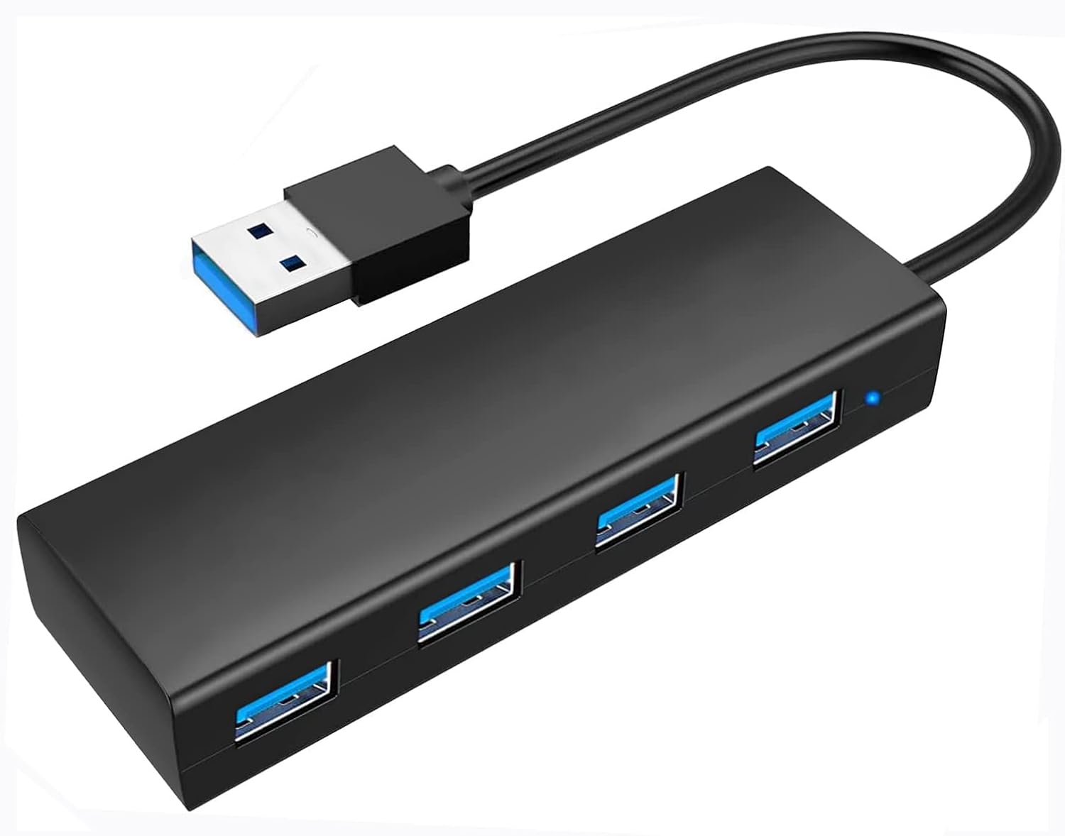 JUEJUEZI USB 3.0 Hub 4-Port 5Gbps JUEJUEZI USB Splitter Expander for MacBook Laptop Xbox Printer Camera and More 1m Cable