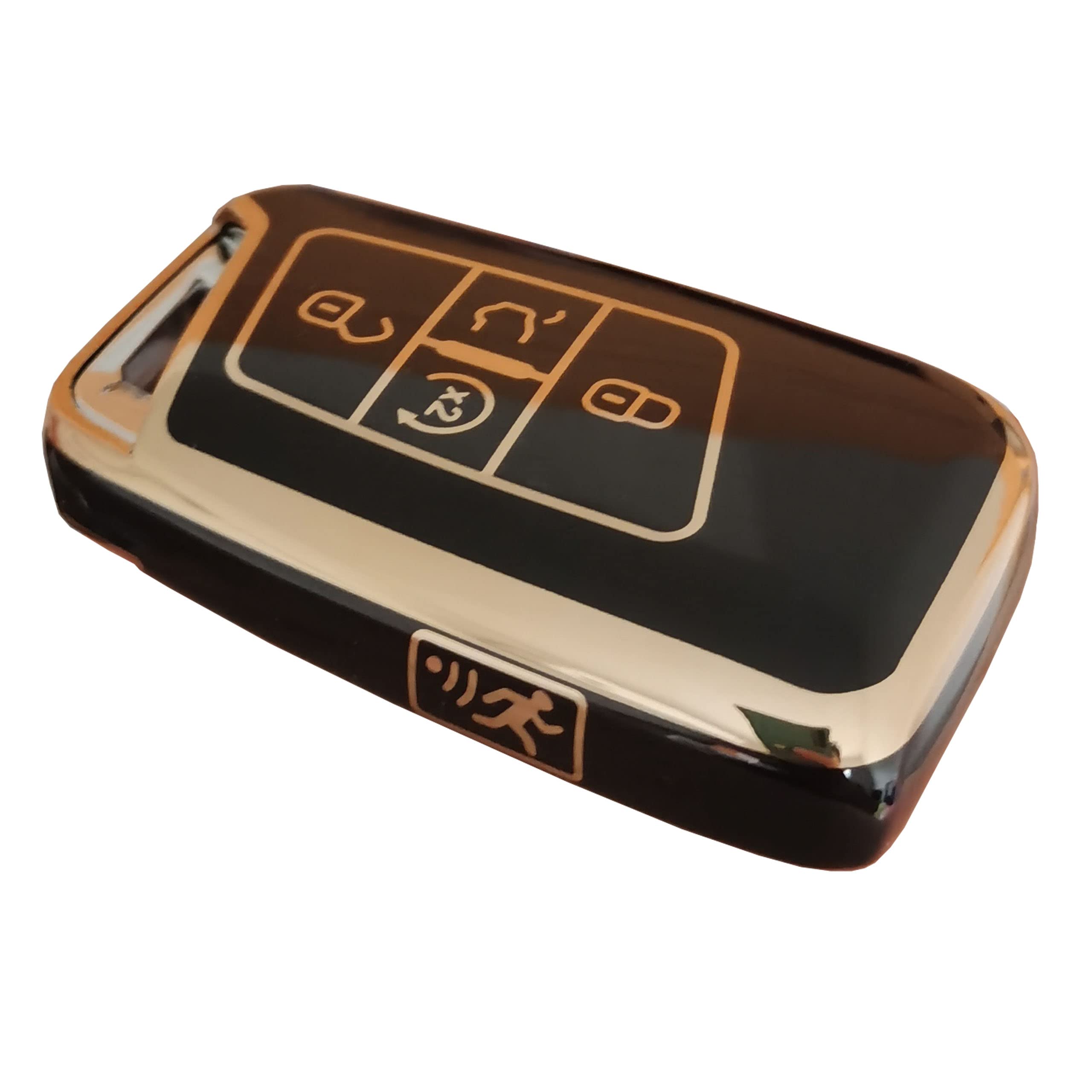 QIXIUBIA for Volkswagen Key Fob Cover Keyless Remote Smart Key Fob Shell with Keychain Fit for VW Volkswagen Atlas Jetta Passat Arteon Tiguan (Black) - View 4 of 6