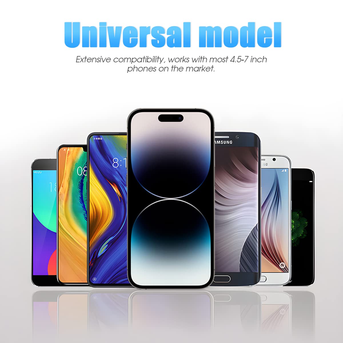 AUKEPO Universal Adjustable Long Neck Car Cup Phone Holder for Trucks, SUVs, No Shaking Automobile Cradle for iPhone, Samsung and Smart Phone - View 5 of 6