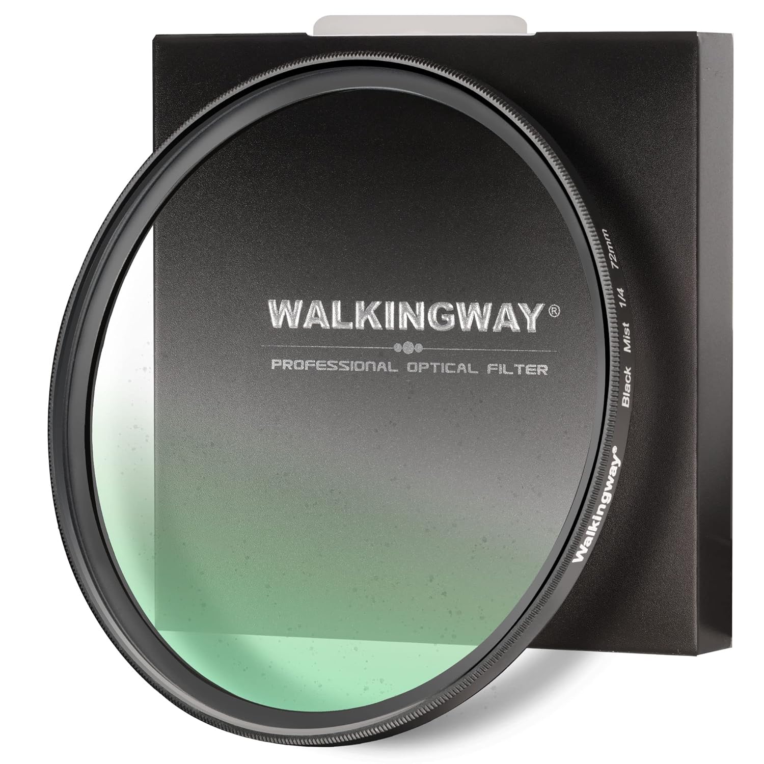 Walking Way Walking Way 1/4 Black Pro Mist Diffusion Filter 82mm Soft Focus Lens for Portrait Vlog Photography Video Dreamy Hazy Effects