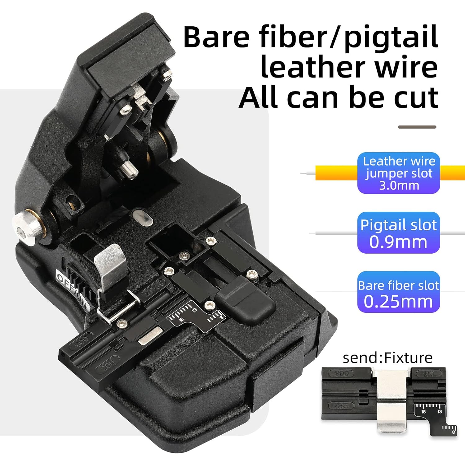 ANPTAIKE HS-30 Optical Fibre Cleaver CT-30 Fiber Cutter and Stripper for Efficient Fiber Optic Cable Preparation - View 3 of 9