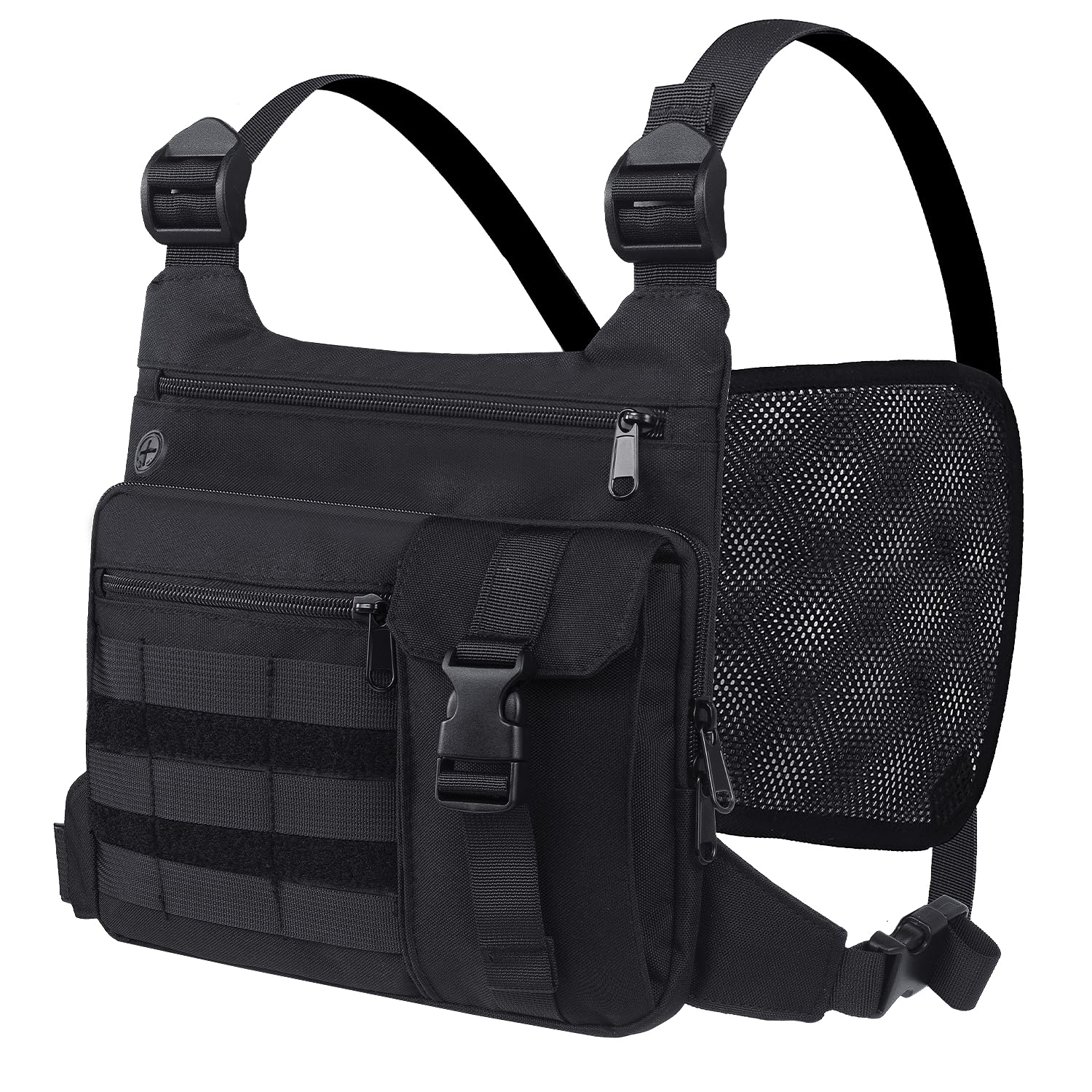 KINGSLONG KINGSLONG Tactical Chest Bag Lightweight Running Pack Water Resistant Phone Holder Ideal for Men and Women