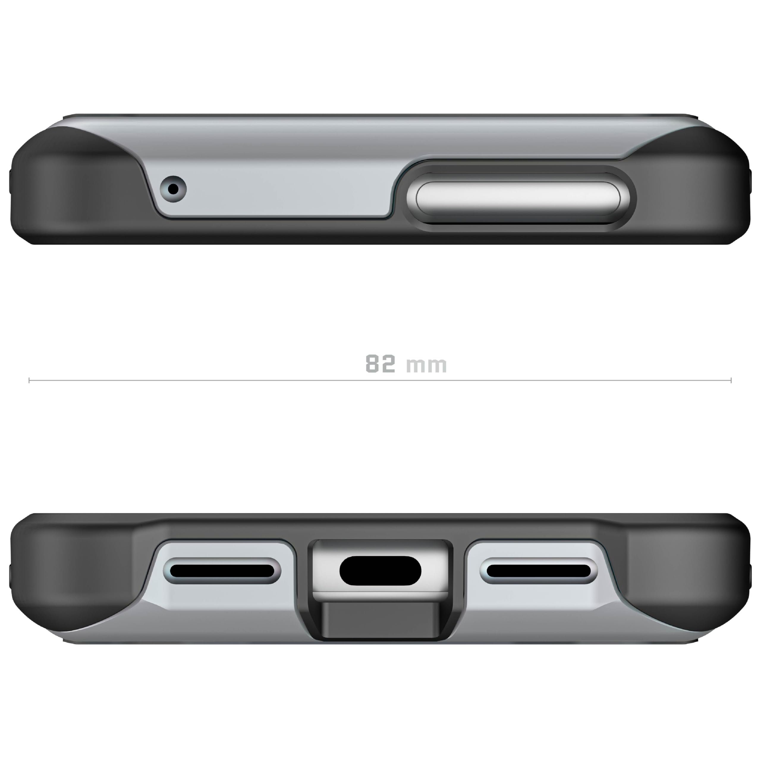 Ghostek ATOMIC Slim Clear Pixel 7 Case for Women Rugged Shockproof Protection with Aluminum Bumper Designed for 2022 Google Pixel 7 Pink - View 8 of 8