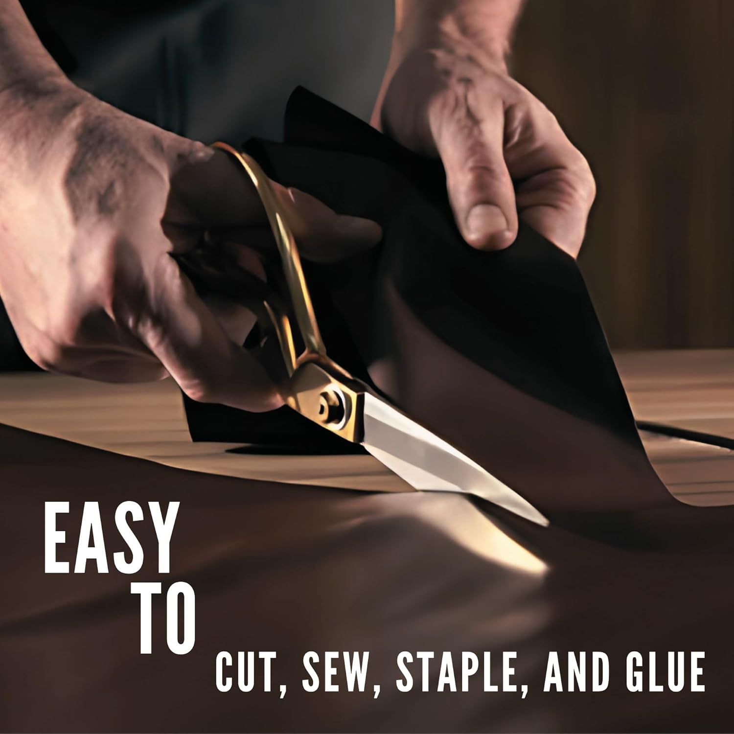 SARANDAVE Marine Vinyl Fabric Upholstery Faux Leather for Outdoor Boat Automotive DIY Crafting 1 Yard Cut 36x54 Grey - View 3 of 9