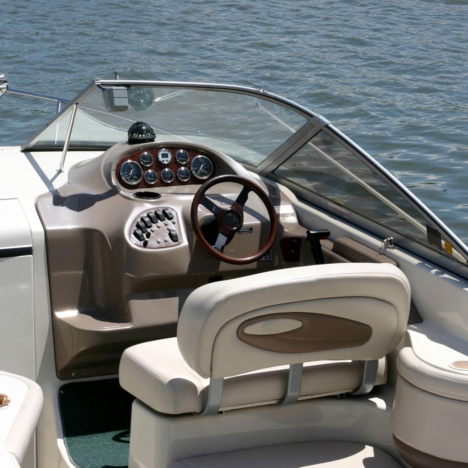 SARANDAVE Marine Vinyl Fabric Upholstery Faux Leather for Outdoor Boat Automotive DIY Crafting 1 Yard Cut 36x54 Grey - View 7 of 9