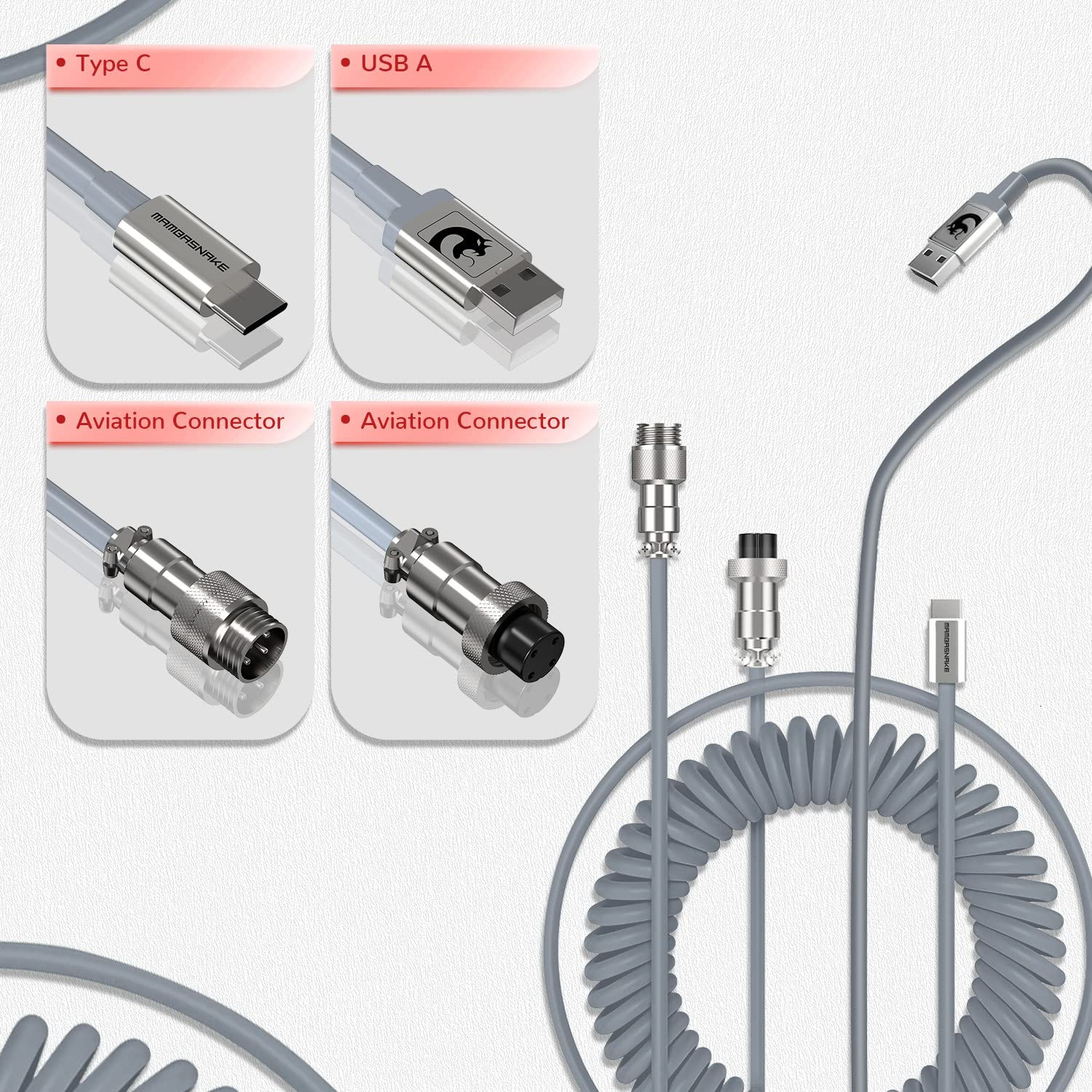 Magic-Refiner AK873 Gaming Keyboard,Rainbow Led Backlit,Hot-Swappable Linear Red Switch,PBT Keycap,75% TKL Layout,Ergonomic Mechanical Keyboard with - View 6 of 9