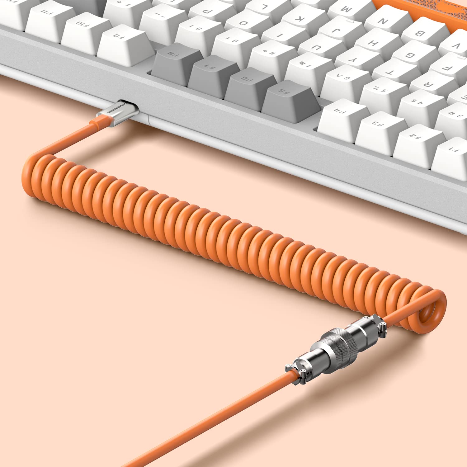 MAGIC-REFINER AK873 Wired 75% TKL Gaming Keyboard,Hot-Swappable Blue Switch,PBT Keycap,Rainbow Led Backlit,Ergonomic Mechanical Keyboard+Custom - View 8 of 9