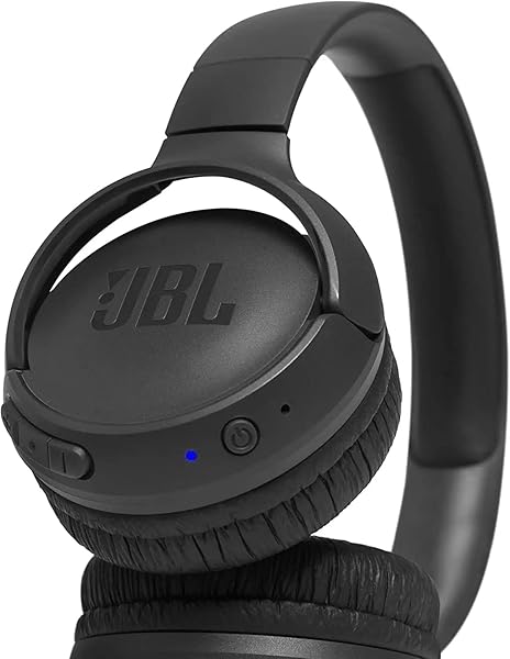 JBL JBL Tune 500BT On-Ear Wireless Headphones - Bonus 5ft Cable & Velvet Pouch - Black - View 3 of 9