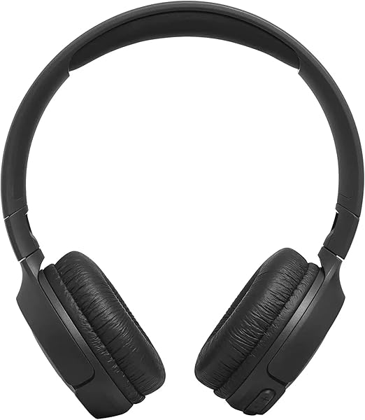JBL JBL Tune 500BT On-Ear Wireless Headphones - Bonus 5ft Cable & Velvet Pouch - Black - View 4 of 9