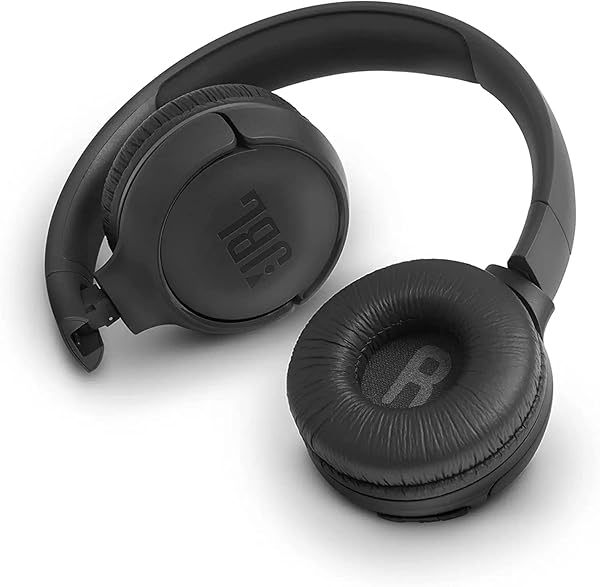 JBL JBL Tune 500BT On-Ear Wireless Headphones - Bonus 5ft Cable & Velvet Pouch - Black - View 7 of 9