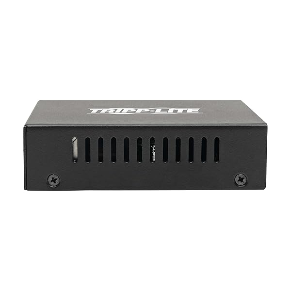 TRIPP LITE Tripp Lite Gigabit SFP Fiber Optic to RJ45 Ethernet with PoE+ - 10/100/1000 Mbps, International Power Cables, 2-Year Warranty - View 6 of 7