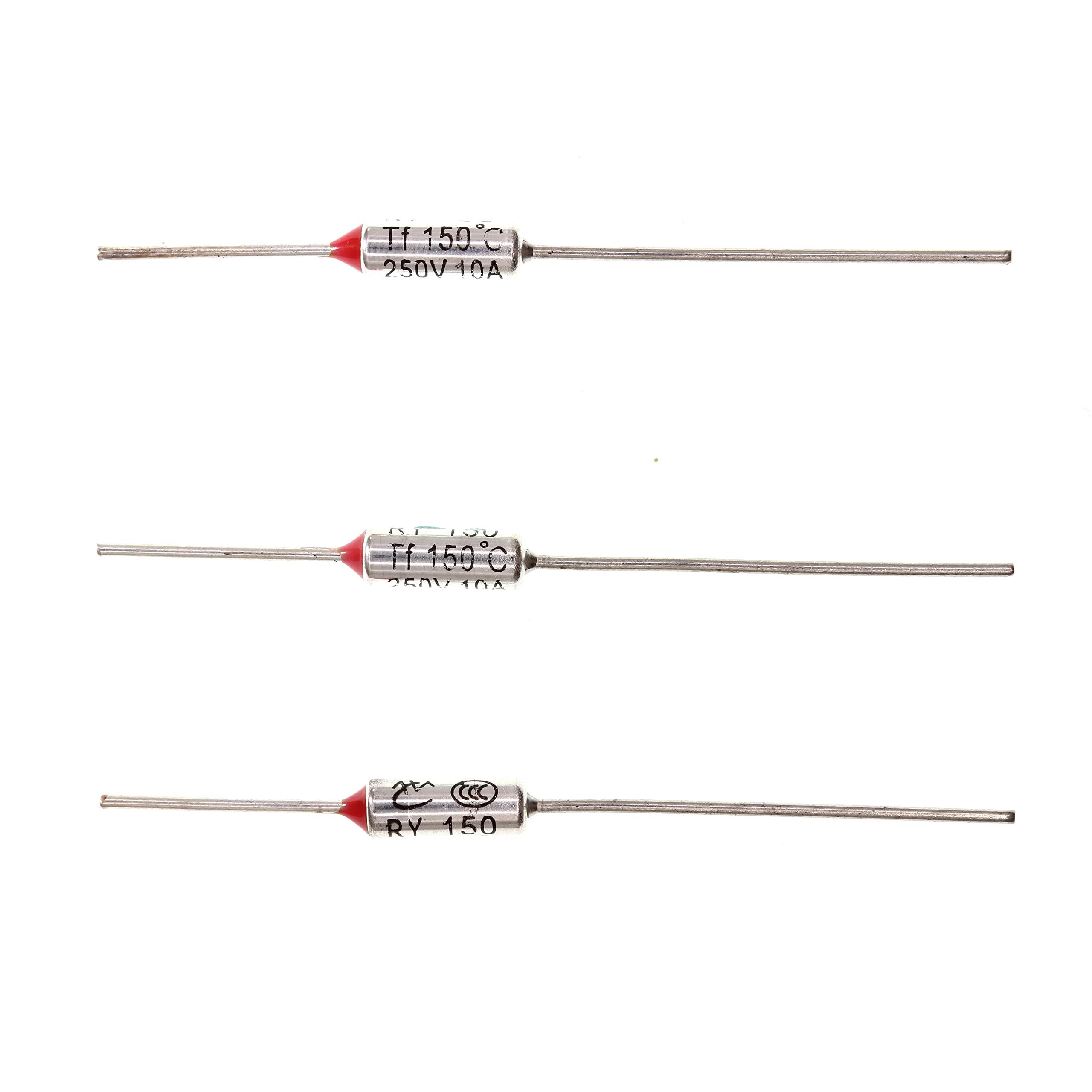 HUABAN 10 Pieces Metal Temperature Thermal Fuse RY150 150 ? 302 ? 10A 250V