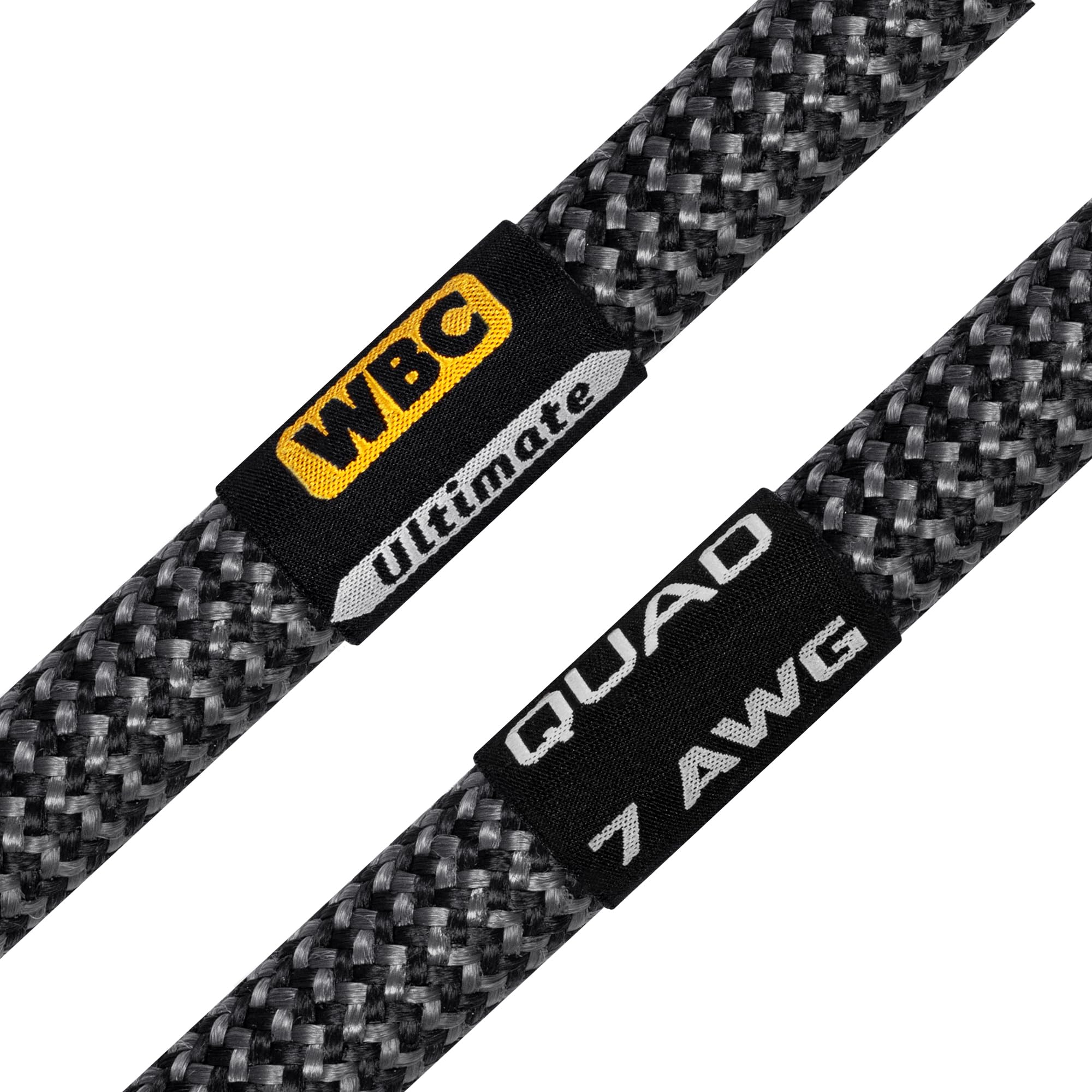 WORLDS BEST CABLES Worlds Best Cables 8 Foot Ultimate 7 AWG Ultra Pure OFC Audiophile Bi Wire Speaker Cable Pair with Eminence Gold Spade Plugs - View 4 of 9