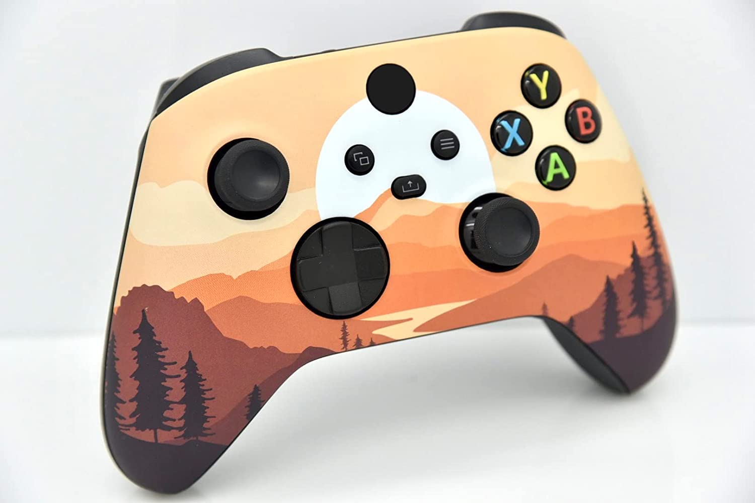 ProControllers LLC Wireless Custom Controller for PC Windows 10 Series X/S One Mountain Sunset Design - View 2 of 9