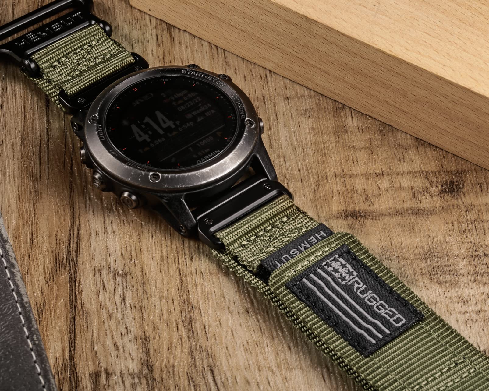 Nylon Sports Watch Band, 26mm Military Strap Compatible with Instinct 3 50mm Fenix 8 51mm Fenix 7X 7X Pro 6X 6X Pro 5X 5X Plus, Tactix 7 Pro Delta, - View 3 of 7