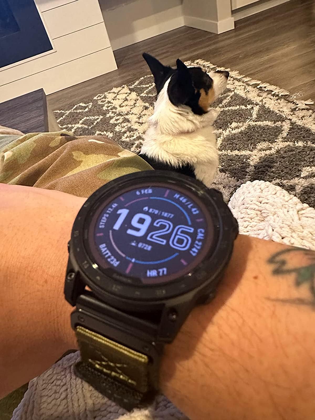 Nylon Sports Watch Band, 26mm Military Strap Compatible with Instinct 3 50mm Fenix 8 51mm Fenix 7X 7X Pro 6X 6X Pro 5X 5X Plus, Tactix 7 Pro Delta, - View 6 of 7