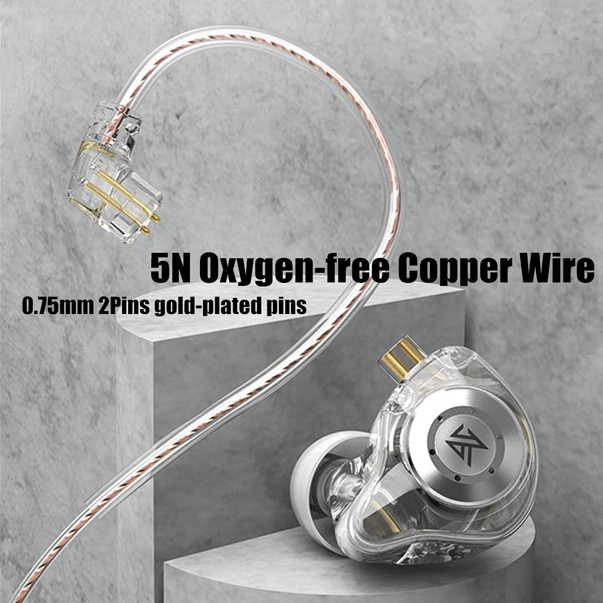 EZ EAR KZ EDX PRO Wired Earbuds HiFi Deep Bass IEM with 10mm Dynamic Driver and Detachable Cable for Superior Sound Quality - View 3 of 7