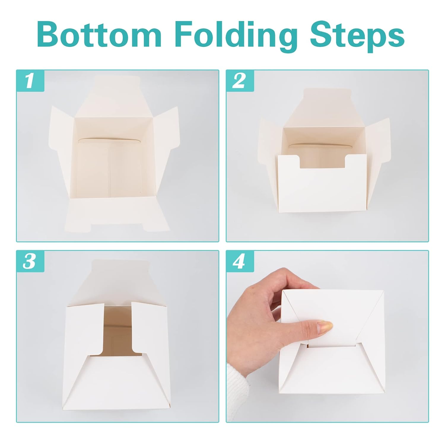 KeaJuidy KeaJuidy Nesting Gift Boxes Surprise Birthday Christmas Wedding Set Small Square Paper Boxes 8 Nesting Cartons 1.2 to 4 Inch - View 5 of 5