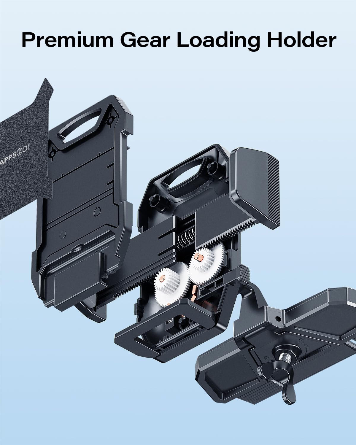 APPS2Car Sturdy CD Slot Phone Mount with One Hand Operation Design, Hands-Free Car Phone Holder Universally Compatible with All iPhone and Android - View 6 of 9