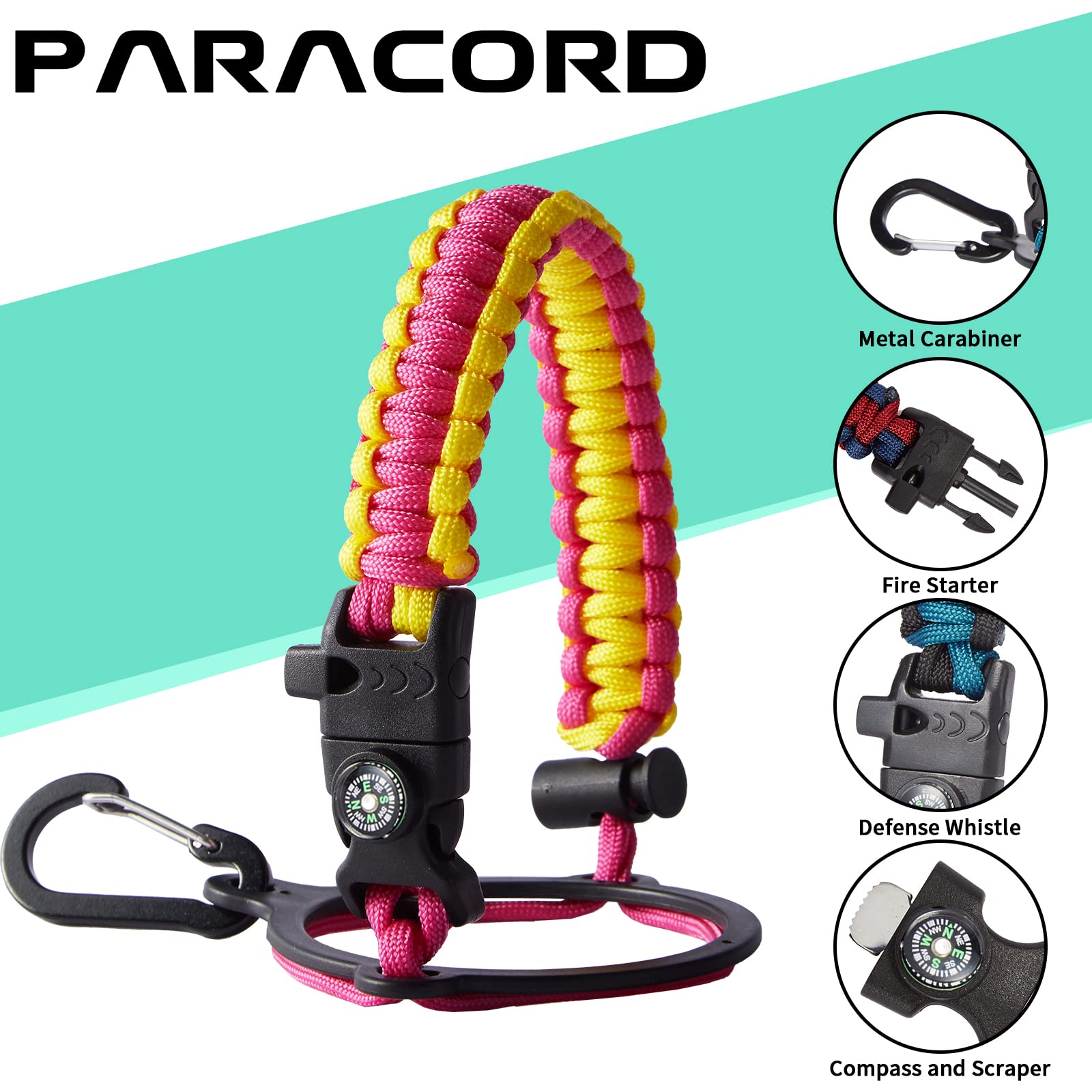 DIGJUPER DIGJUPER 40OZ Insulated Stainless Steel Water Bottle with Straw and Spout Lids Leakproof Reusable Metal Flask for Workouts and Outdoor Activities - View 6 of 8