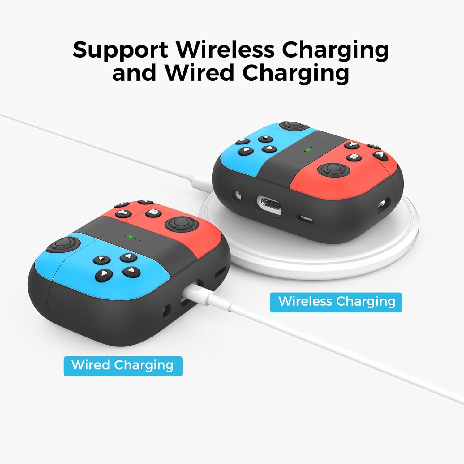 TRONWIN TRONWIN Silicone Airpods Pro 2 Case Protective Cover Gamepad Design for 2022 Airpods Pro - View 3 of 7