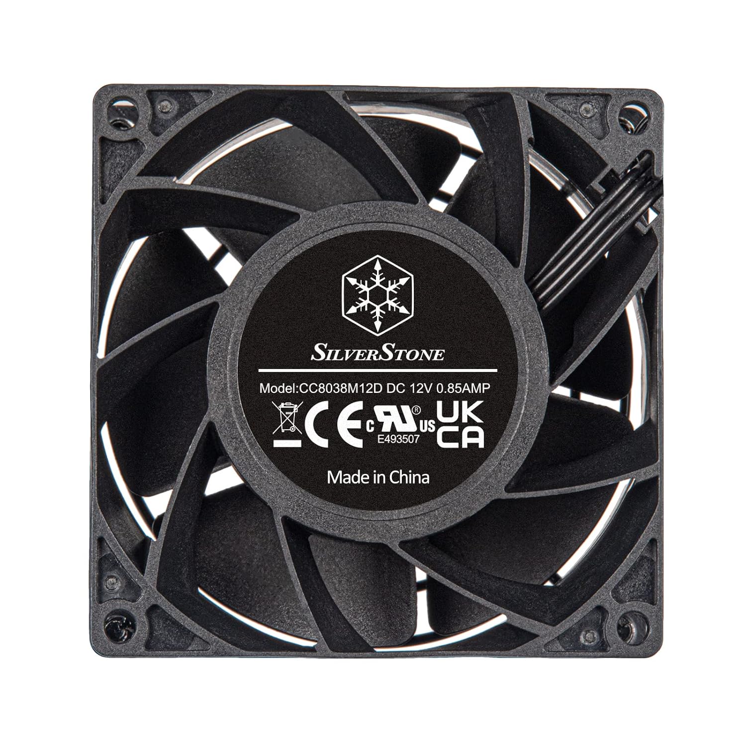 SilverStone SilverStone Technology FHS 80X High Performance 80mm PWM Industrial Server Fan SST-FHS80X for Optimal Cooling Solutions - View 4 of 9