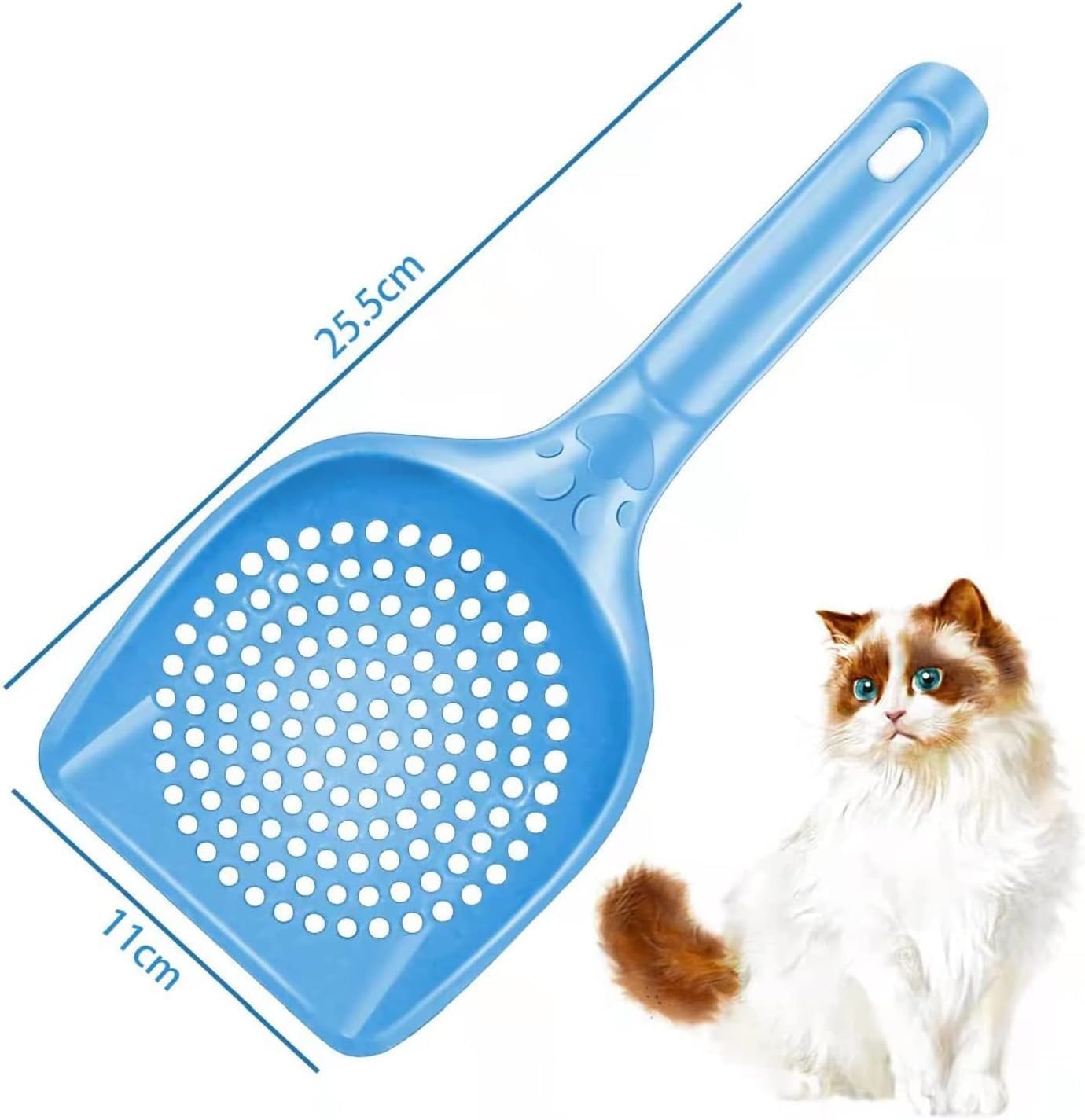 Eruinfang Eruinfang Cat Litter Scoop Set 3Pcs Long Handle Deep Shovel for Easy Cat Sand Toilet Cleaning - View 2 of 6