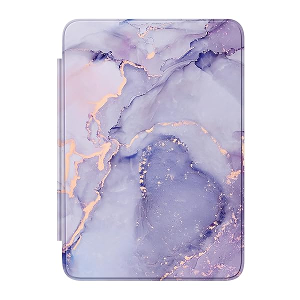 FINTIE Fintie Hybrid Slim Case for 6 Inch All New Kindle 11th Generation 2024 2022 Release Transparent Back Shockproof Cover Lilac Marble - View 11 of 11