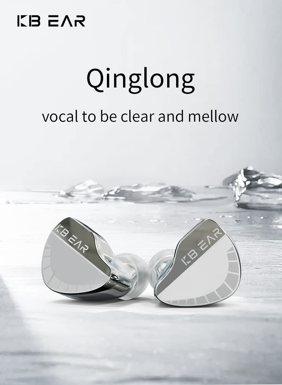 KBEAR Qinglong In Ear Wired Headphone No Mic,PU+PEEK Double-Layer Composite Diaphragm in Ear Monitor Stage IEM Headphone ,Noise Cancellation HiFi - View 2 of 7