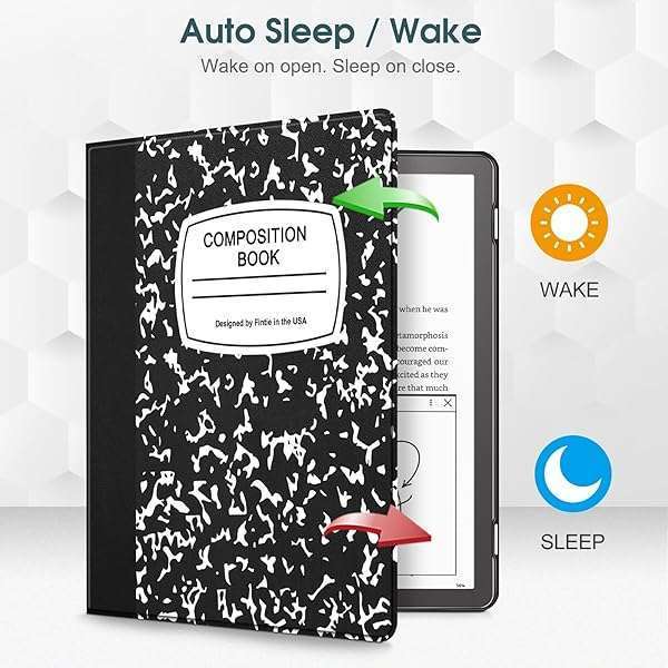 FINTIE "Fintie Slimshell Case for Kindle Scribe 10.2" (2022) - Lightweight PU Leather Folio with Auto Sleep/Wake & Pen Holder" - View 2 of 9