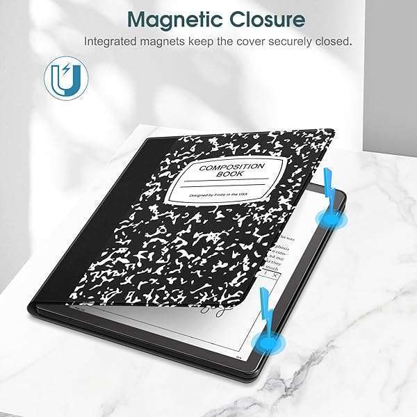 FINTIE "Fintie Slimshell Case for Kindle Scribe 10.2" (2022) - Lightweight PU Leather Folio with Auto Sleep/Wake & Pen Holder" - View 3 of 9