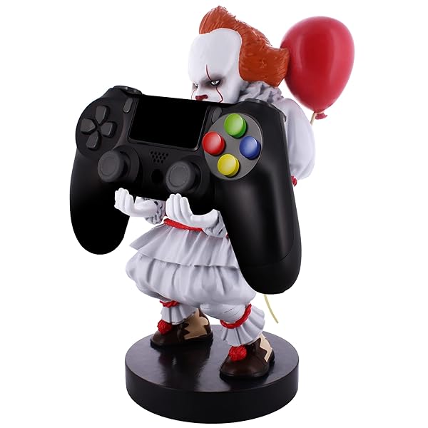Exquisite Gaming Exquisite Gaming Pennywise Controller Holder: IT Licensed Mobile Stand & Cable Guy Figure - View 7 of 7