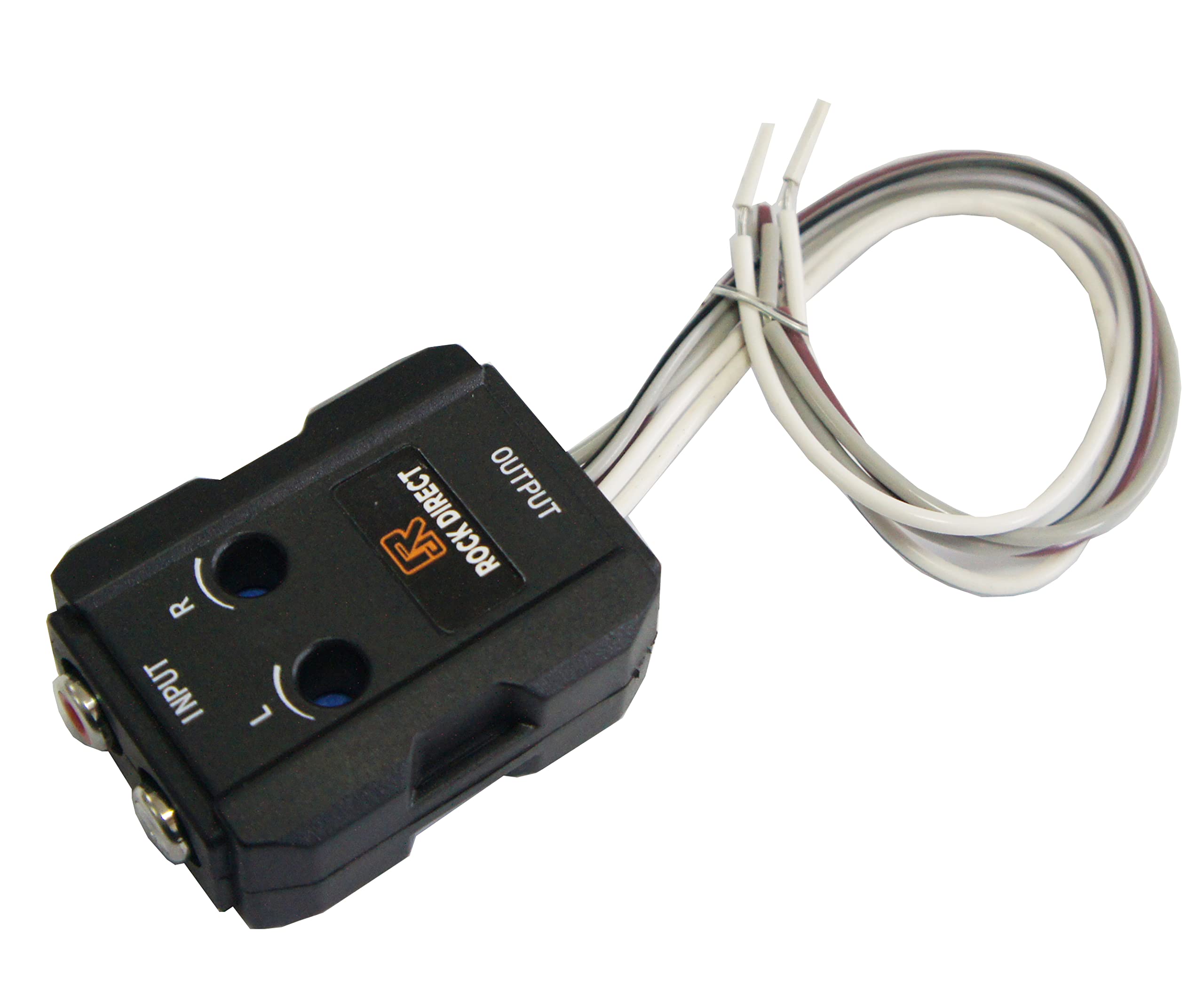 RD Line Output Converter Universal Car Bass Regulator Level Control, Rock Direct Car Stereo Audio Speak Delay Signal Hi-Low Converter for Auto Amp