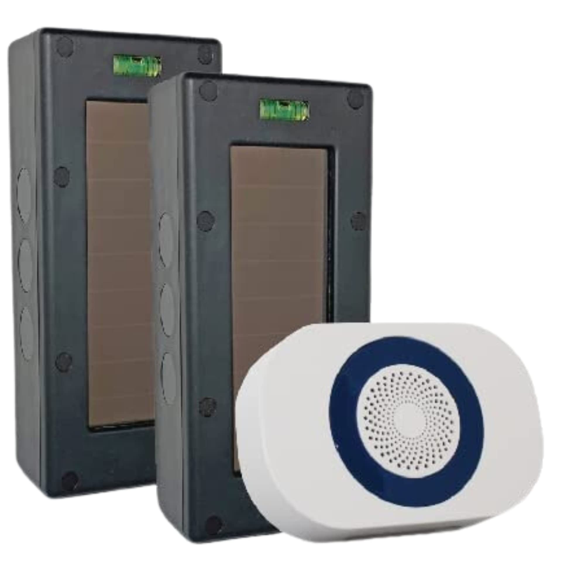 Dakota Alert SBA-4k Plus Solar Break Beam Driveway Alarm Kit - Long Range, Outdoor, Weatherproof, Up to 1 Mile Wireless Range - Includes SBB-4000