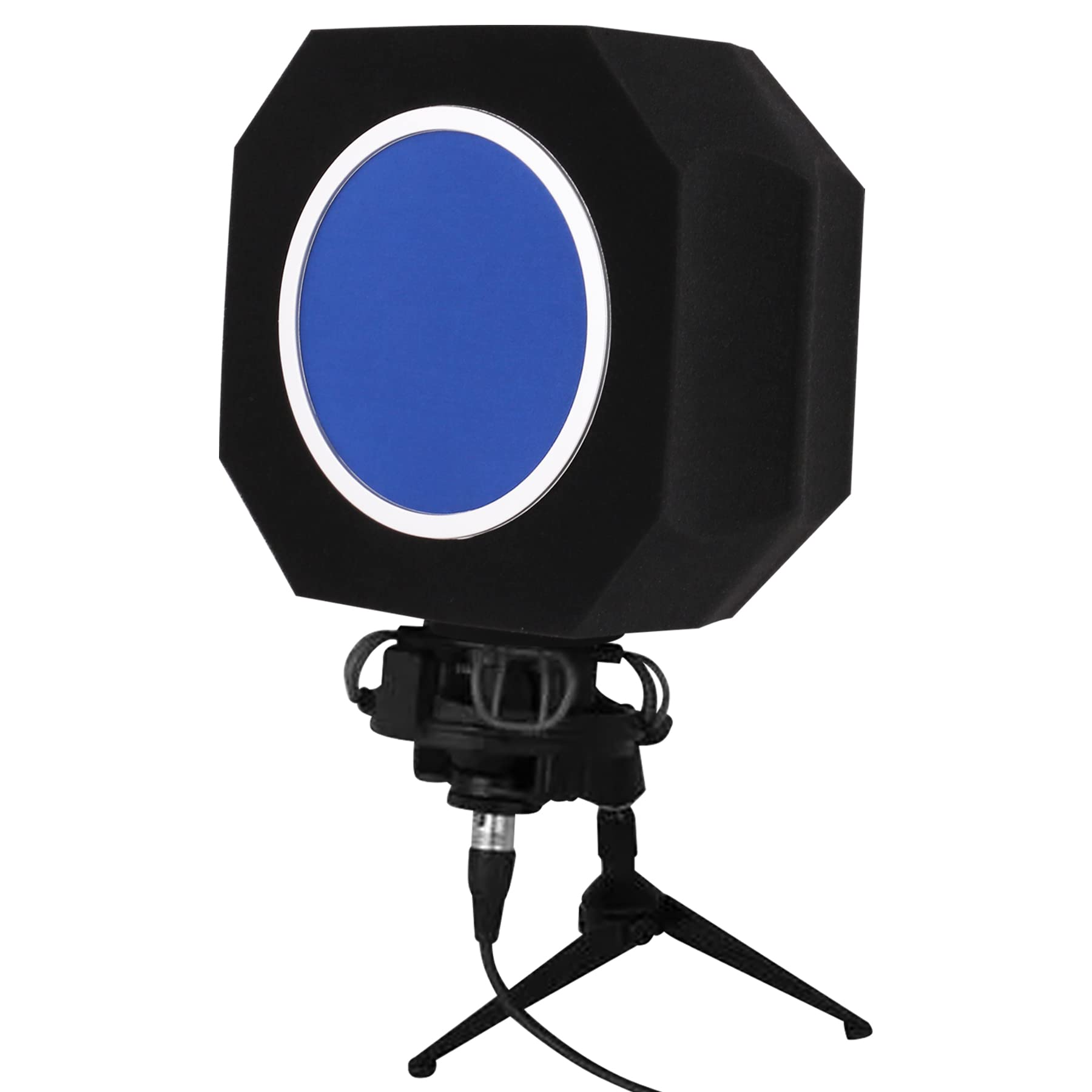 Professional Microphone Isolation Shield with Pop Filter,Reflection Filter for Recording Studios, Sound-absorbing Foam for Noise and Reflection