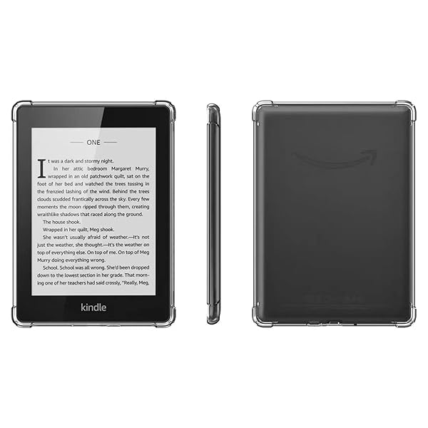 SFFINE "Clear TPU Case for 6" Kindle Paperwhite 10th Gen (2018) - Scratchproof Slim Gel Cover" - View 4 of 8